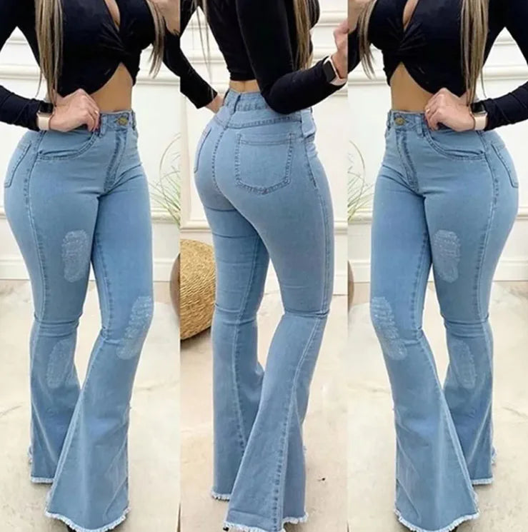 Slim Flared Trousers