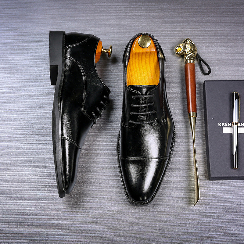 Men's Formal Leather Shoes - Stylish Oxford Dress Shoes