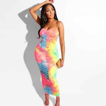 Neon Green Tube Dress
