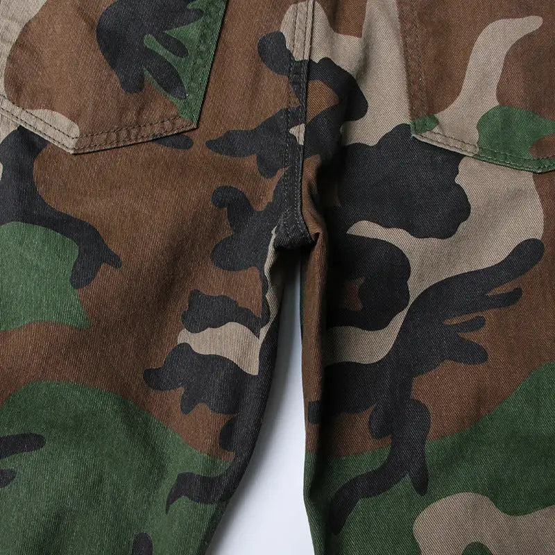 Cargo Camouflage Jeans