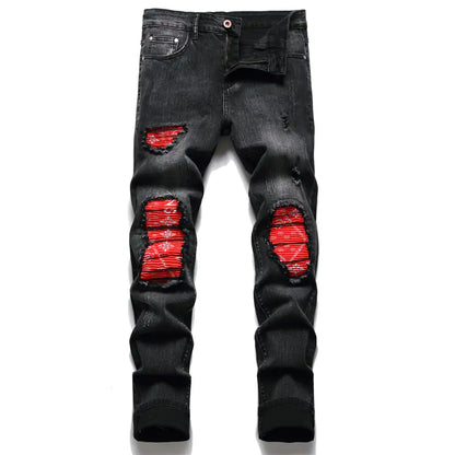 Fashion  Biker Jeans