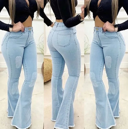 Slim Flared Trousers
