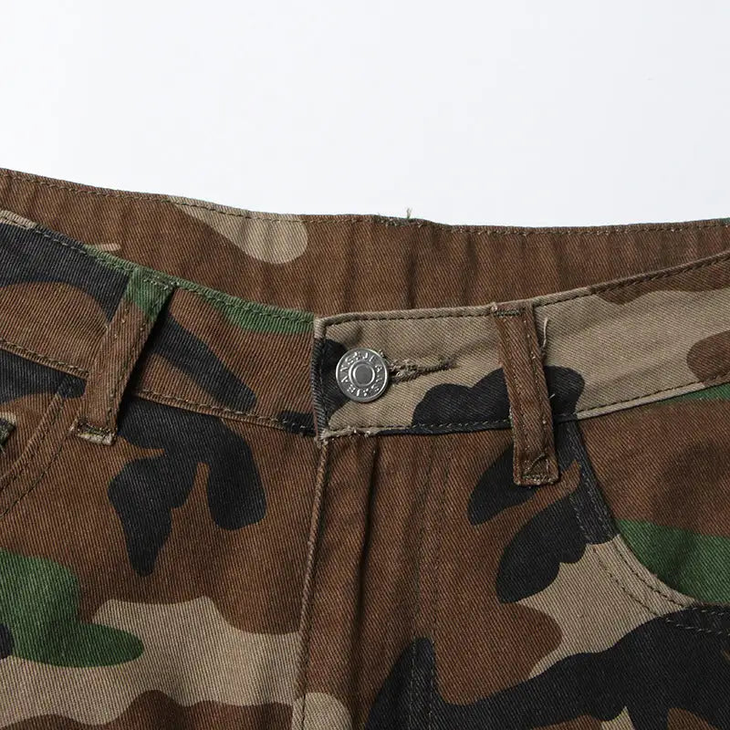 Cargo Camouflage Jeans