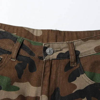 Cargo Camouflage Jeans