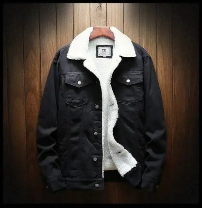Winter Jean Jackets Warm Denim Coats