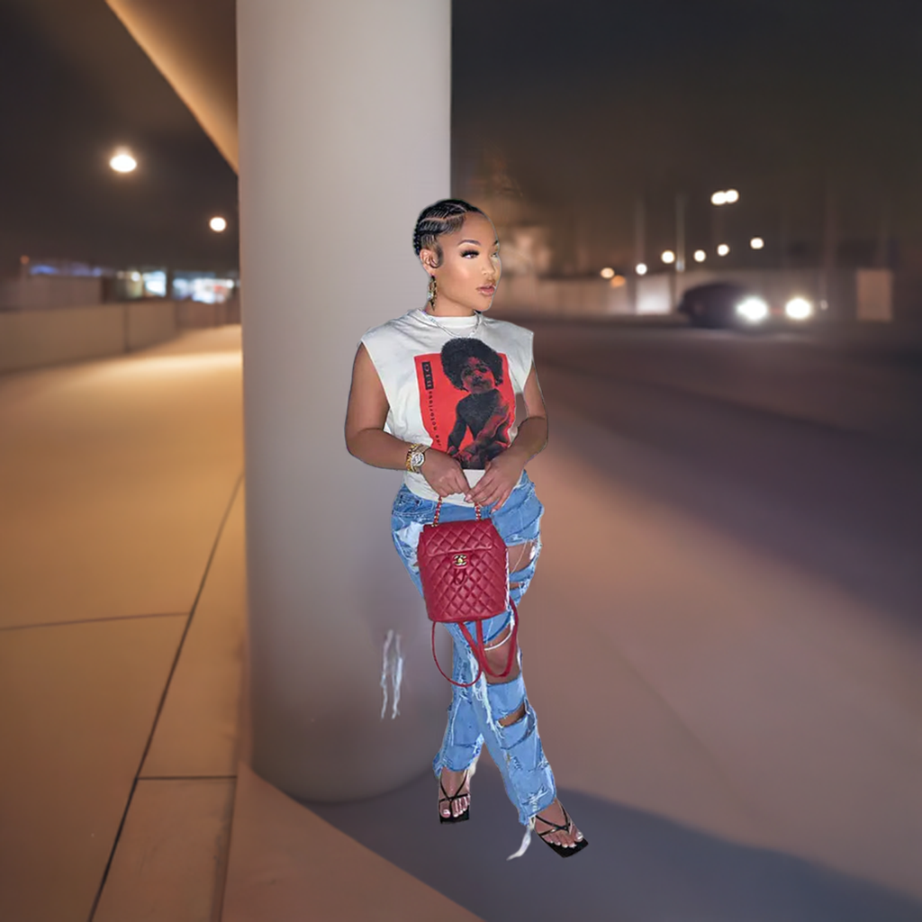 "So Notorious" Graphic Print Tank Top