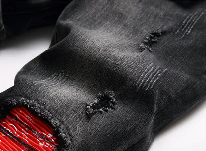 Fashion  Biker Jeans